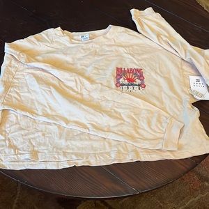 Billabong cropped long sleeve